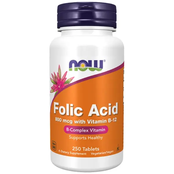Folic Acid 800 mcg with Vitamin B-12 (250 tabs)