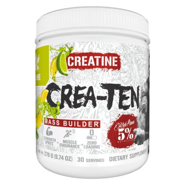 Crea-TEN 10-in-1 Creatine (30 servings) Lemon Lime