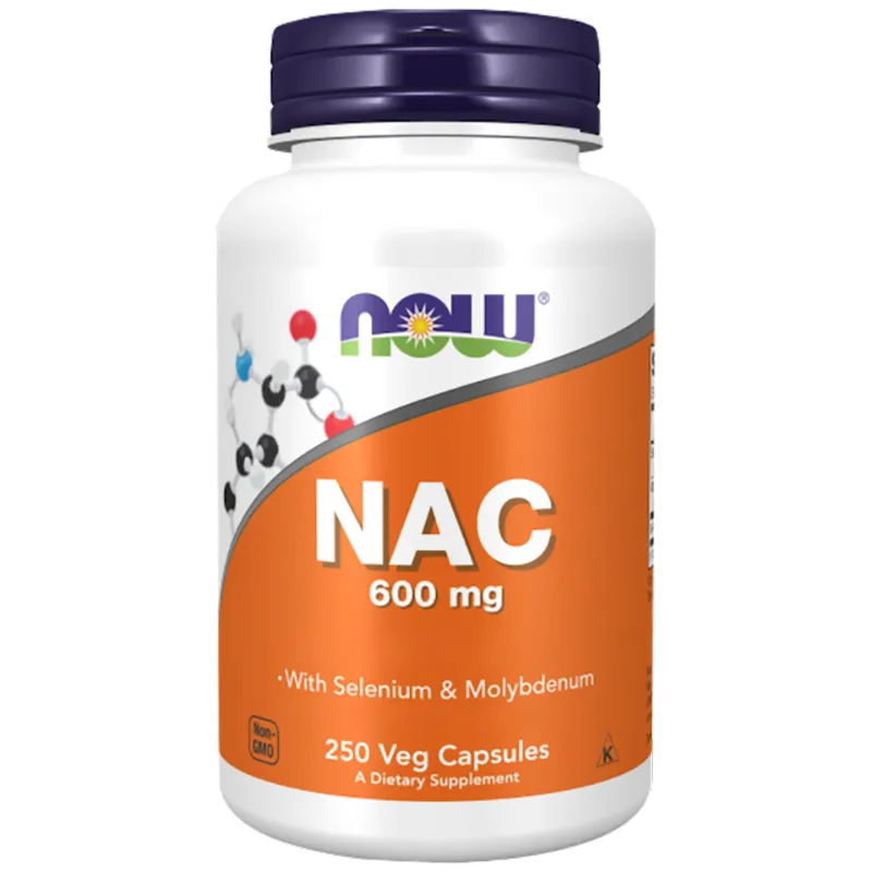 NAC with Selenium & Molybdenum 600mg (250 Vcaps)