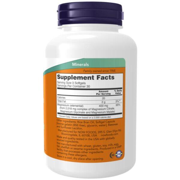 Magnesium Citrate Softgels (90 softgels)