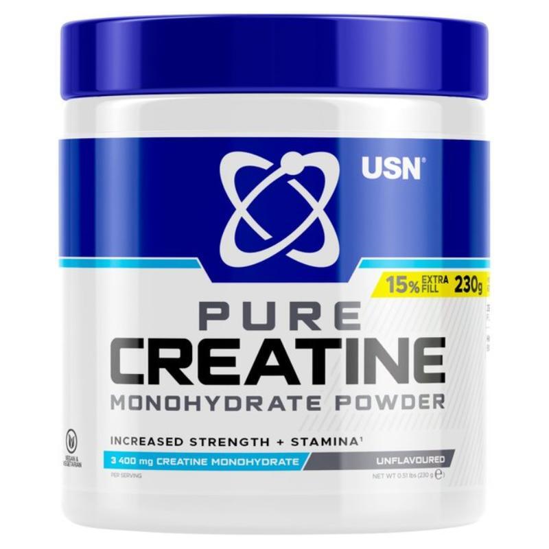 USN Pure Creatine Monohydrate Powder (230 gram)