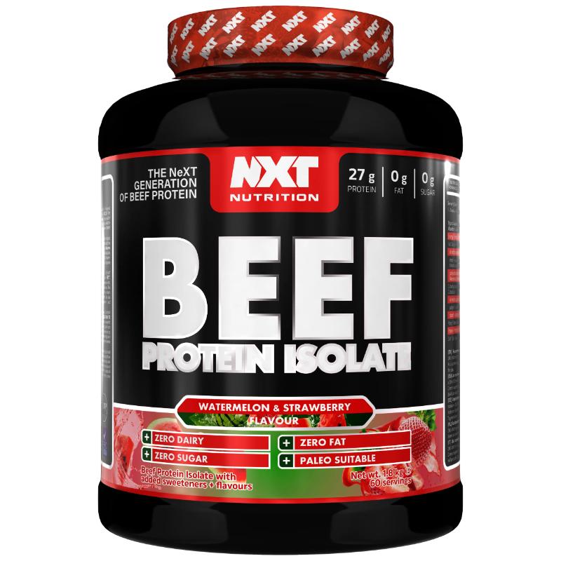 NXT Nutrition BEEF Protein Isolate (1.8kg) Watermelon Strawberry