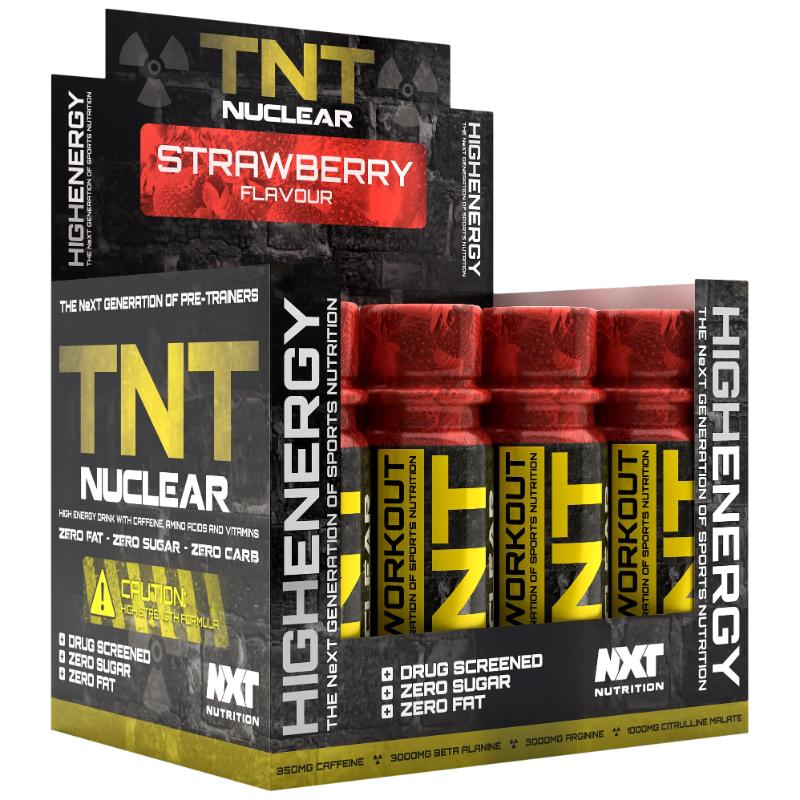 NXT Nutrition TNT Nuclear Shots (12 pack) Strawberry