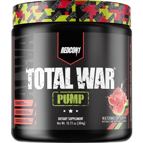 Total War Pump Pre-Workout (20 servings) Watermelon Slushy RedCon1