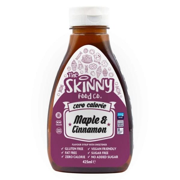 Skinny Syrup Maple & Cinnamon (425ml) The Skinny Food Co