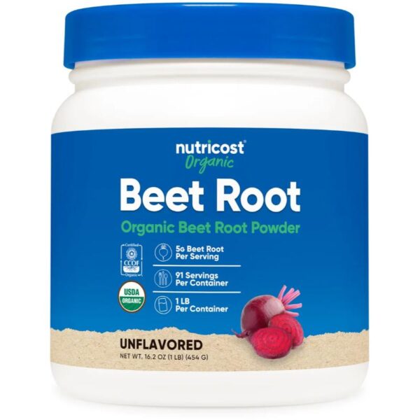 Organic Beet Root Powder (454 gram) Nutricost