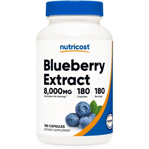 Blueberry Extract 160mg (180 Caps) Nutricost