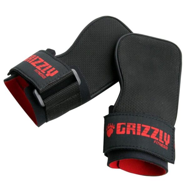 Grabbers Weight Lifting Wrist Wraps with Grab Pads Grizzly Fitness