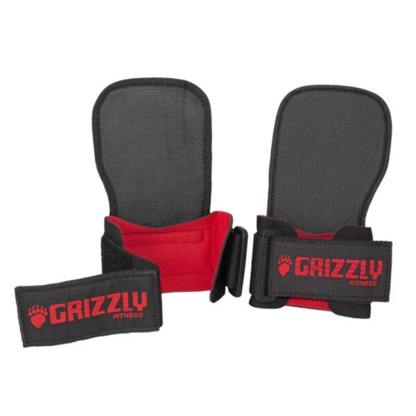 Grabbers Weight Lifting Wrist Wraps with Grab Pads Grizzly Fitness
