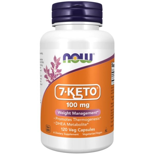 7-KETO® 100 mg (120 Veggi Caps) Now Foods