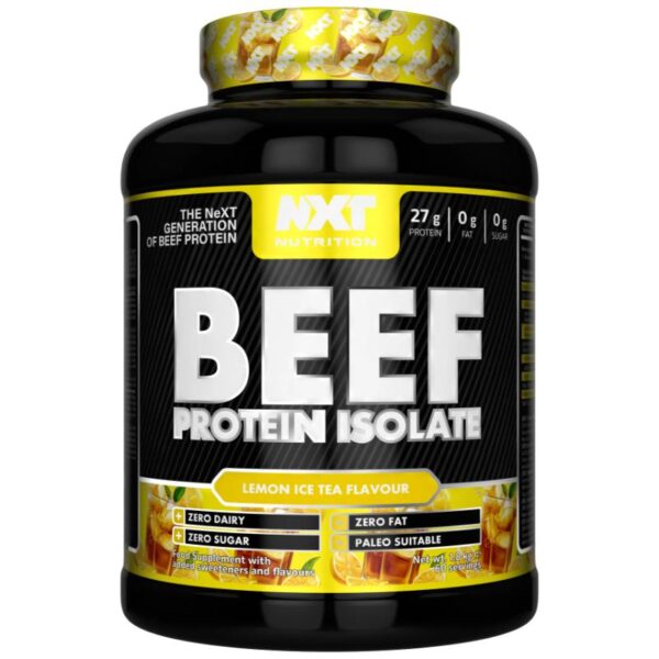 NXT Nutrition BEEF Protein Isolate (1.8kg) Lemon Ice Tea