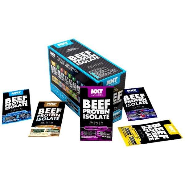 BEEF Protein Isolate Zakjes (20x30gram) NXT Nutrition