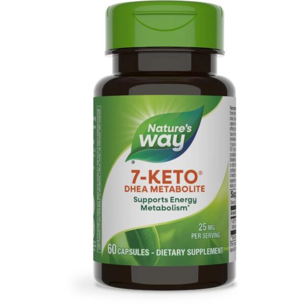 7-KETO® DHEA Metabolite 25mg (60 Caps) Nature's Way